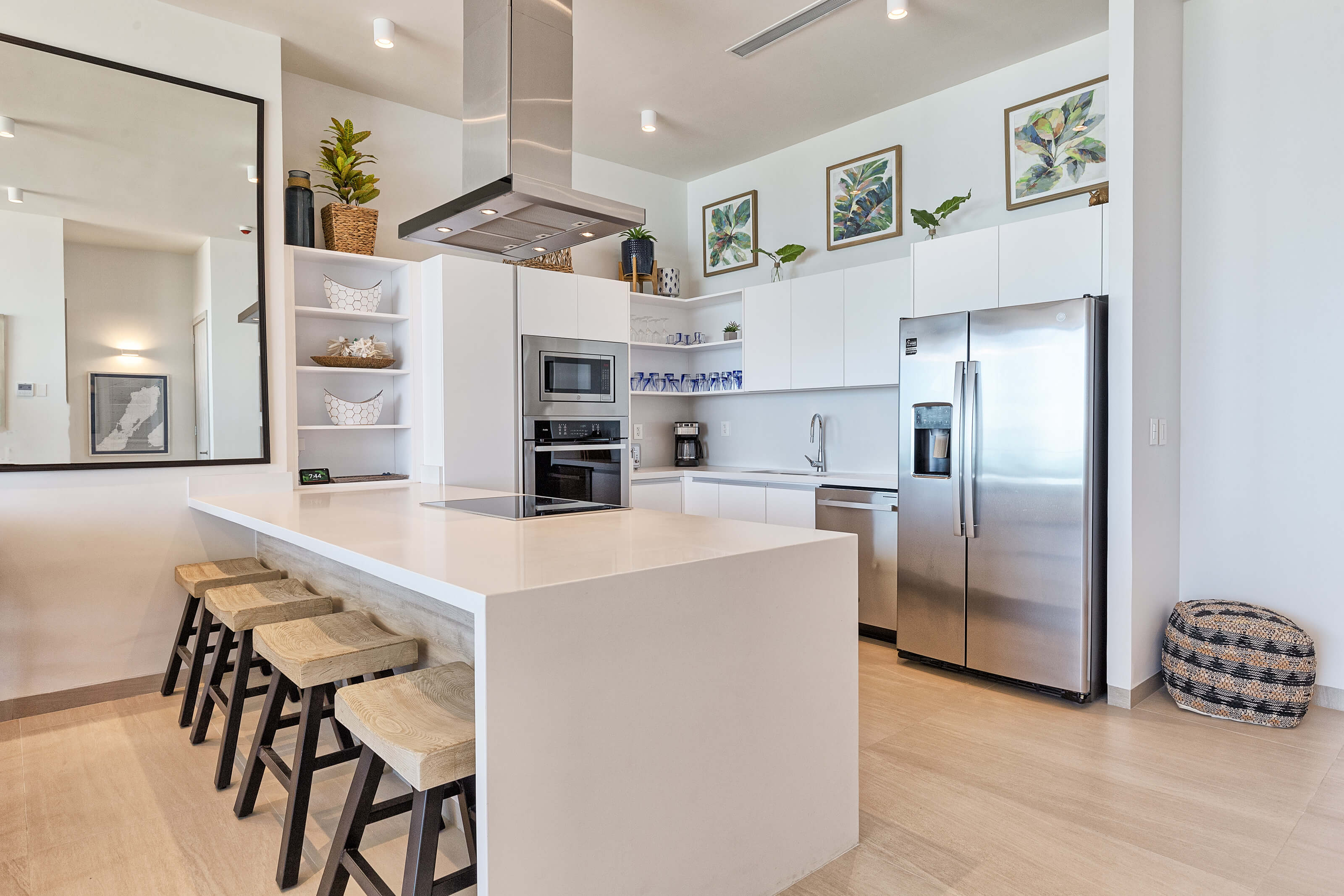 lux kitchen with drip